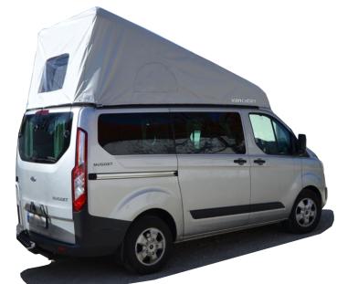 VANCABIN Wetterschutzhaube für Schlafdach Ford Transit Custom Nugget bis BJ 09/2023